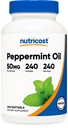 Nutricost Peppermynt Olje Softgels (240 SFG) (50 MG) - Glutenfri, tredjepart testet og GMO gratis