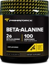 Primaforce Beta Alanine pulver, ikke-flavorert, 200 gram - Glutenfri, ikke-GMO Supplement for menn og kvinner