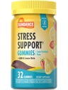 Sundance Stress Support Gummies | 32 greve | med GABA og Lemon Balm | Lemon Strawberry Flavor | Ikke-GMO og Glutenfri Supplement