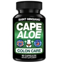 Cape Aloe Vera Kapsler - Colon Cleanse, Detox & Flush - 90 Kapsler. Gentle Accelerator Relief og Bowel Bevegelse fungerer som naturlig Herbal Laxative - Bowel Movement Digestive Helse