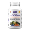 ANDREW LESSMAN Ultimate Eye Support 60 Softgels - 12mg Lutein, 6mg Zeaxanthin, Bilbær, Nøkkelnæringsmidler for å støtte øyehelse og fremme sunn visjon. Ingen additiver. Lett å svelge Softgels