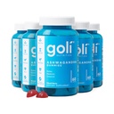 Goli Ashwagandha & vitamin D Gummy - 300 greve - Blandet Berry, KSM-66, Vegan, Plant Basert, Ikke-GMO, Glutenfri og Gelatinfri slappe av. Gjenopprett. Unwind, pakke på 5