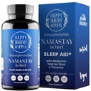 Naturlig søvnhjelp for voksne w/low Dose Melatonin 0.5 mg – Valerisk rot + magnesiumglycinat + L-theanin Supplement, kamille | No Morning Grogginess® Non-Habit Forming | Plantebaserte piller, 60 Ct