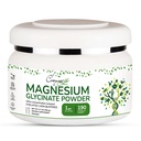 Magnesium Glycinate 220 mg høy absorpsjon Magnesium pulver for søvn, rolig, pulverisert Magnesium bisglycinat Glicinato de Magnesio 190 servering