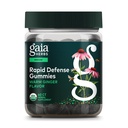 Gaia Herbs Organic Immune Rapid Defense Gummies - Støtter immunitet - med Propolis, Ginger og Echinacea - 60 Vegansk Gummies (30-dagers forsyning)
