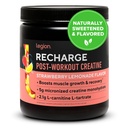 LEGION Recharge Post Trening Drink - Mikronisert Kreatin Monohydrat Naturlig Post Trening Recovery Drink - Muscle Builder & Recovery Booster Post Trening Kosttilskudd (Strawberry Lemonade, 30 Services)