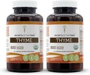 Hemmeligheter av Tribe Thyme 2x120 kapsler, laget med grønnsaker kapsler og USDA organiske Thyrus Vulgaris Toni effekt (2x120 kapsler)