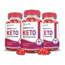 Justifiserte Laboratories (3 Pack Keto Drops Keto ACV Gummies Formula 1000MG Keto Drops Keto Gummies Apple Cider Vinegar Formulert med Pomegranate Beet Juice Powder B12 Vegansk Ikke GMO 180 Gummys