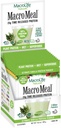 MacroLife Naturals MacroMeal Vegan Vanilla Superfood Supplement Powder Protein + Grønn, Probiotika, Digestive Enzymer, Fiber - Energi, Detox, Immun - Ikke-GMO, Glutenfri- 10 Pakker