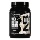 NutraBio 100% Whey Protein Isolate Protein Powder, 25g Protein med komplett Aminosyre Profil, Ikke-GMO, Soya & Glutenfri, Lavkarbohydrat, Lav kalorie Whey Protein Powder, Rå Unflavored, 2 Lbs