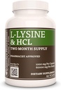 Remedys ernæring L-Lysine HCL 1000 mg, 60 Vegan Capsule Aminosyre kosttilskudd