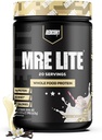 REDCON1 MRE Lite Hele Food Protein pulver, Vanilla - Lav karbohydrat og Whey gratis måltid erstatning med dyreprotein blandinger - lett å Digest Supplement laget med MCT oljer (20 Serveringer)