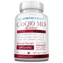 Godkjent Science® CoQ10 MD - Ekstra styrke 300 mg ren coQ10 med Bioperine® for raskere absorpsjon - Optimal støtte - 3 måneders levering