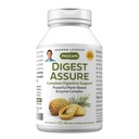 ANDREW LESSMAN Digest Assure 60 Kapsler - omfattende blanding av kraftige naturlige enzymer å støtte og forbedre digestiv helse, vegetarisk-kildede enzymer, liten lett å svelge kapsler