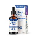 LiQUIDHEALTH Sleep Well Natural Sleep Aid Melatonin Dråper - Bedre søvn og humør, slappe av og rolig sinn, faller sove raskere å sove lenger - laget i USA, vegansk, sukkerfri, narkotikafri, ikke-GMO (2 oz)