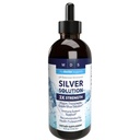 Alkalin strukturert sølv væske 30ppm - avansert immunstøtte flytende dråper - Extra styrke kolloidale sølv mineral kosttilskudd - laget i USA (4 oz)