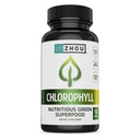 Zhou Klorofyll tabletter - Klorofyll piller Supplement for kvinner og menn, helse og velvære støtte, daglige supergrønn med naturlige vitaminer og mineraler - 90 tabletter