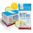 Dr. Boz - Keto BHB pulver - Cucumber sitron, 20 pakker - ketoner drikke - øke energi og redusere kraver - Max styrke kosttilskudd - kvalitet testet - laget i USA - 10.9oz (310g)