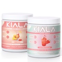 Kiala Ernæring Super Grønn, Økologisk Grønn pulver, Spirulina & Klorella Superfood pulver, Sukker & Glutenfri Vegansk, Spectra Blande, Miami Vice, Vannmelon Slush 2 Pack