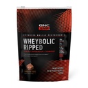 GNC AMP Wheybolic Rippet Protein pulver & termogene Supplement, øker muskelstyrke og størrelse, energi og utholdenhet, 40g protein, 6,2g leucin, 15g EAA, koffein, sjokoladefudge, 9 servering