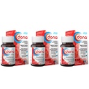 Dona Crystalline Glucosamine Sulfate, 750 mg, Joint Supplement piller for Knee Comfort & Joint Health Support, 750 mg, 60 mg (3 Pack)