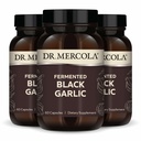 Dr. Mercola fermentert svart hvitløk, 90 serveringer (180 kapsler), kosttilskudd, støtter immun helse, ikke-GMO