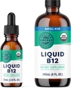 Vimergy flytende B12 (30 ml) og flytende B12-påfylling (240 ml) - Bundle