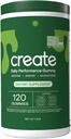 Opprette daglig ytelse Gummy - Kreatin Monohydrat Gummier for menn og kvinner - Boost Energy, Immunitet og styrke, Vegan, Glutenfri, 4g Kreatin + 5g Fiber per servering (120 ct Gummies, 30 Services)