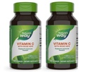 Naturens måte Vitamin C med Rose HIPS, kraftig antioksidant og immunfunksjonsstøtte fra vitamin C*,Promotes kollagen for sunn hud*, 100 kapsler (pakke May Vary) - 2 Pack