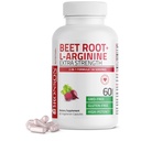 Bronson beet rot + L-arginin nitric oksid produksjon - ikke-GMO, 60 vegetariske kapsler