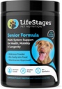 Trinn 3: Senior Dog Formula for Hip & Joint Support, Kognitiv helse, og sunn hud & Coat - Naturlige ingredienser - Fiskeolje, Flax frø, Turmeric & Probiotika, Vet Godkjent