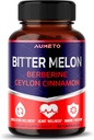 Bitter Melon kapsler - Forbedret med Berberine Ceylon kanel for sirkulasjon velvære og immunfunksjon (90 greve (pakke med 1))