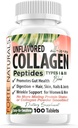 Collage Peptide piller 100 tabletter Protein Supplement Ingen mer Blande pulver rister lett å svelge kollagen Peptides pulver piller protein kapsler keto