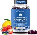 Urin Harmony D Mannose Gummies for urinveistrakt helse – D-Mannose & Hibiscus Cleanse, Flush & Beskytt urinveissystemet – Potent formel, Drug Free – 60 Berry Lemon Flavor Gummies, 20 dagers forsyning