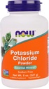Nå matvarer: Kaliumklorid pulver tabell salt substituert, 8 oz (2 pakke)