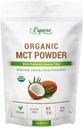 Organisk MCT pulver - USDA certificert organisk; med Prebiotic Acacia Fiber; 4 oz