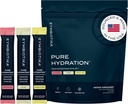 CYMBIOTIKA ren hydrasjon elektrolyserer pulverdrikk blanding med vitamin C & magnesium, ketovennlig elektrolytt Hydration Packets, variasjonspakke, sitron, lykee og vannmelon, 7 hver, 21 Stick Packets