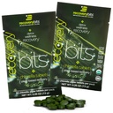 RECoverYbits organiske klorella algae tabletter, supermat, ren grønn algae, høy protein og fiber, klorofyll, brakket cellevegg ikke-irradiert, for immunforsterkning og detox, ikke-GMO, 60 tabletter