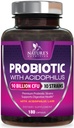 Probiotika 60 milliarder CFU per servering - 10 Strains + Prebiotika - Digestiv helse, Gut & Immune Support - støtter anledninger, gass og blomstring for kvinner og menn