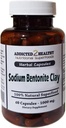 Mat klasse natrium Bentonitt Clay pulver kapsler (1000 mg) 60 greve ved addicted 2 Sunn