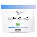 Muskelfest 100% Grass Fed Whey Protein Powder, Alt naturlig hormon gratis Paure hevet Whey Protein Powder for kvinner og menn- Whey Koncentrat, Isolate & Hydrolysert Protein Powder Blend- Unflavored, 2lb