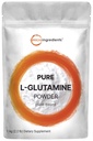 L Glutamin Powder Gut Helse, 1Kg, 100% ren, gratis form - Uslavored- Vegansk Vennlig, Ingen Fyller, Ingen tilsetningsstoffer, Støtter Muskelgjenvinning, Post Trening ® Ikke-GMO & Glutenfri