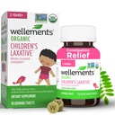 Velvære økologiske barnelaxativer for galaktose (50 Chewable Tabletter)  Organic Organic Senna Tabletter for 2+ Kids | Ikke-GMO, USDA Økologisk, Glutenfri | Naturlig Laxativer for healing Relief *