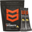 MTN OPS Hydrate Electrolytes Powder Drink Mix, 20 Single Servering On-The-Go Electrolyte Pakker med over 1000 mg elektrolyter per servering, Lemonade