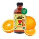 CHILDLIFE ESSENTIALS flytende vitamin C - ren vitamin C flytende kosttilskudd for barn, tilhengere, & babyer, immunsystem støtte, naturlig oransje flavor, 4 fl Oz (pakke av 1)