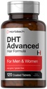 Horbäach DHT Advanced Hair Formula | 120 Tabletter | Ikke-GMO og Glutenfri Hår Formula Blande med Sag Palmetto, Kudzu, og Fo-Ti