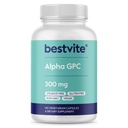 BESTVITE Alpha GPC Choline 600mg Per Serving (120 Veggie Capsules) - Ingen stearates - Vegan - Ikke GMO - Glutenfri