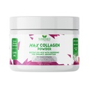 Max Collage Plus C (30 dagers forsyning) - Alt naturlig kollagen pulver med biotin og bioperin for å øke anti Aging Hydration & hudfasthet - 500 mg vitamin C - styrke bein og negler