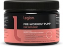 LEGION Pre Workout Pump - Arginin Supplement Boosts Nitric Oxid produksjon - Nitric Oxid Booster bidrar til å øke styrke og utholdenhet, fremmer forbedret muskel effektivitet (uovertruffen, 30 serveringer)