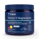 Trace Minerals | Stress-X Magnesium pulver | Stress Relief, Regelmessighet, Slapp av, Søvn, Energi, Avslapper Muskler, Cell funksjon | Ikke-GMO, Glutenfri, og Certified Vegansk | bringebær Lemon Flavor® 8,5 oz